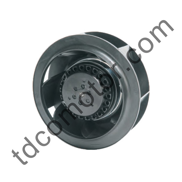 133mm AC Kipas Sentrifugal Melengkung ke Belakang