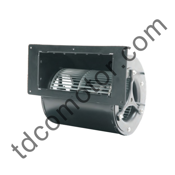 Kipas Sentrifugal Melengkung 146mm AC dengan Volute